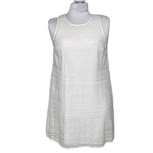 Anthropologie Pins & Needles IvoryLace Swing Dress | Size 2